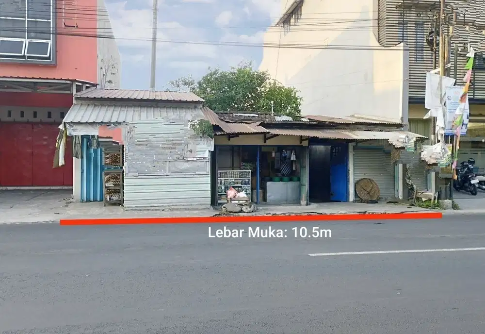 Tanah Strategis Prospektif Pinggir Jalan Raya