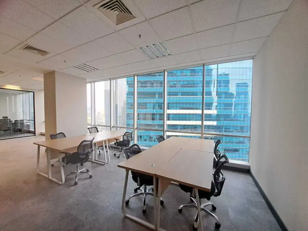 Sewa Kantor Full Furnish 130 m2 di Menara Sunlife Mega Kuningan, Nego