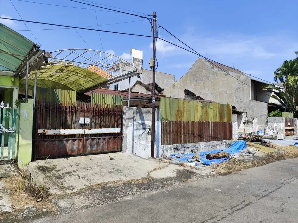 Dijual rumah hitung tanah Gayungsari Barat, dkt masjid Agung Surabaya