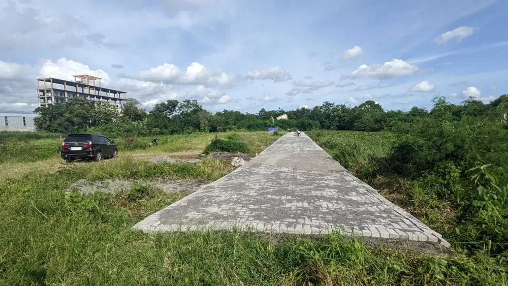 5 MENIT JOGJA CITY MALL: Tanah Jl Kabupaten, View Sawah Jogja