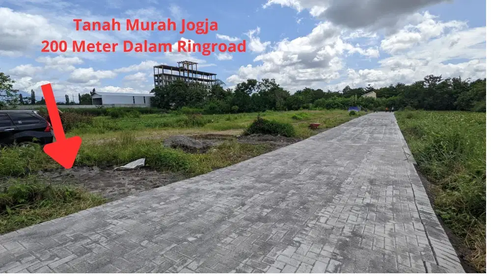 200 METER JL KABUPATEN JOGJA: Tanah Dalam Ringroad Prospek Kost Villa
