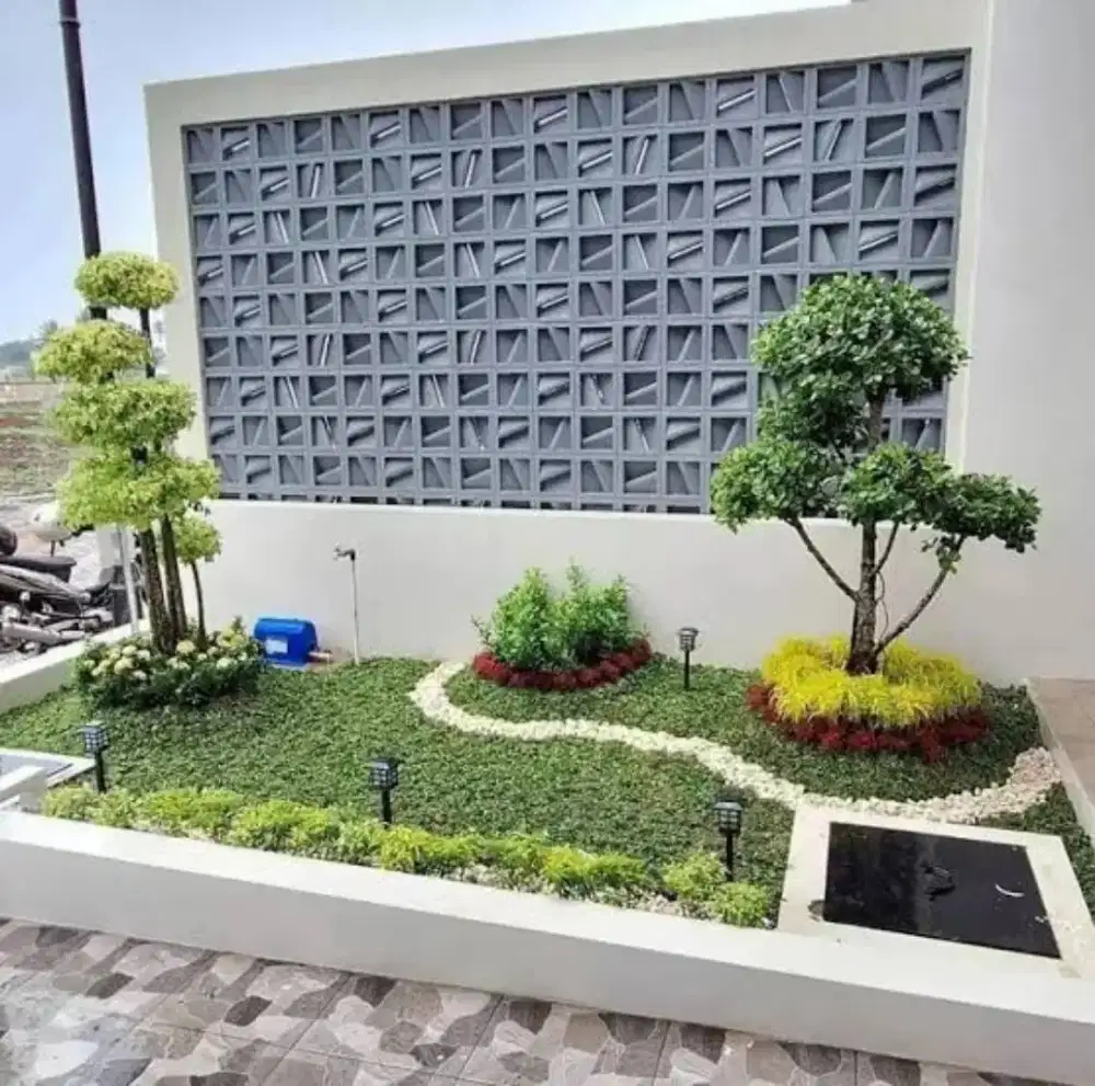 Jasa pembuatan taman rumah minimalis modern