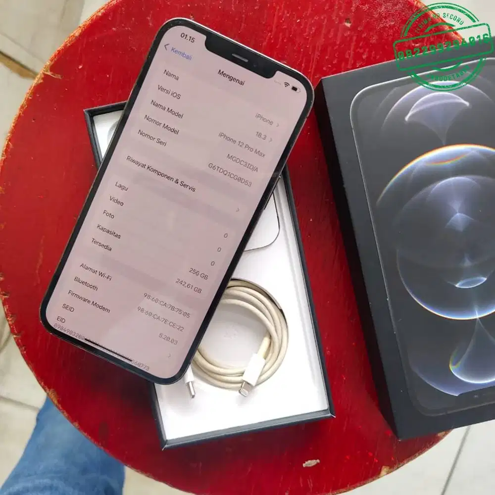 iphone 15 pm 256gb ibox bekas