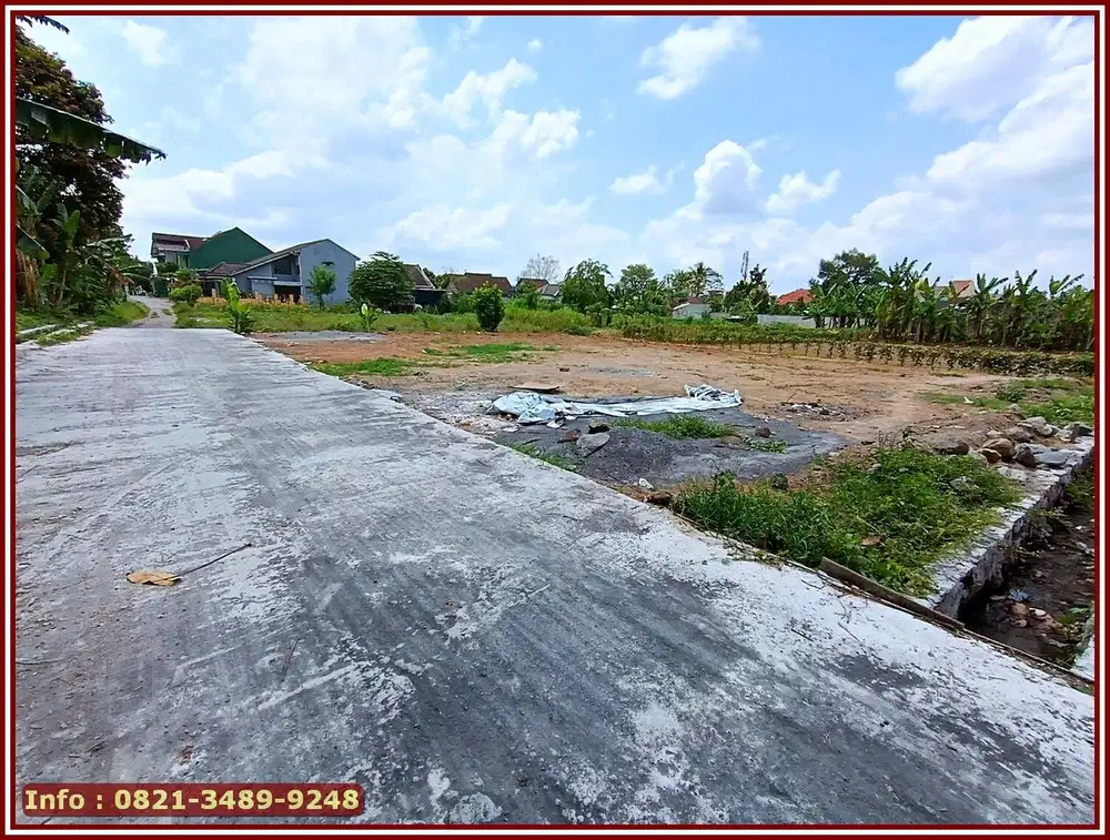 Dekat Perum Jambusari Condongcatur, Tanah Akses Lebar Sleman
