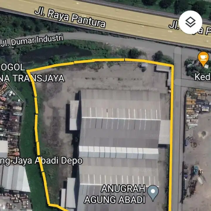 Gudang Dumar Industri dekat Margomulyo