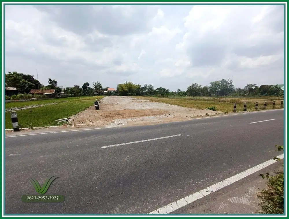 5 Menit Pasar Godean, Kapling Tepi Aspal Untuk Hunian Nyaman
