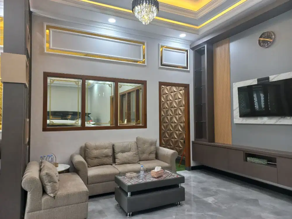 Rumah Mewah Full Furnish Solo Baru Dekat RS Dr Oen dan Al Azhar