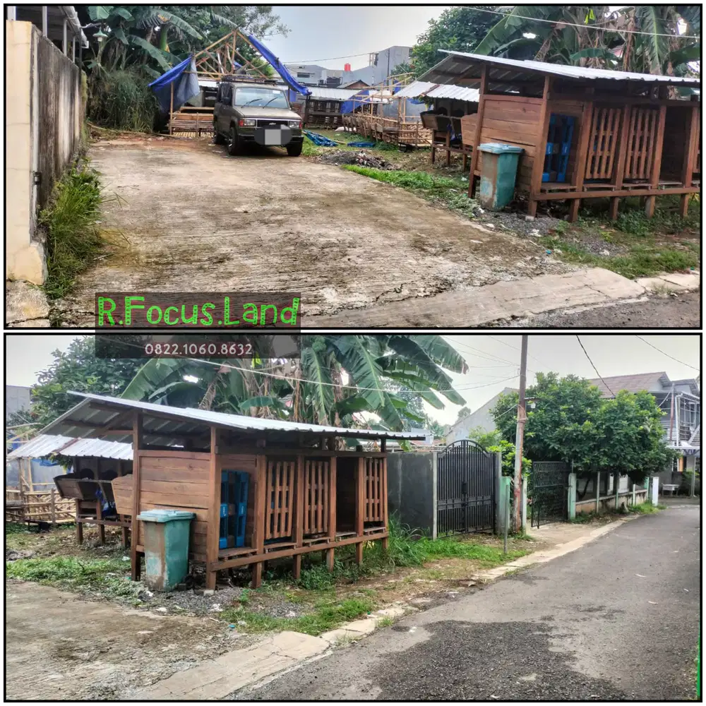 Tanah STRATEGIS dekat Tol Parigi 419m Pondok Aren