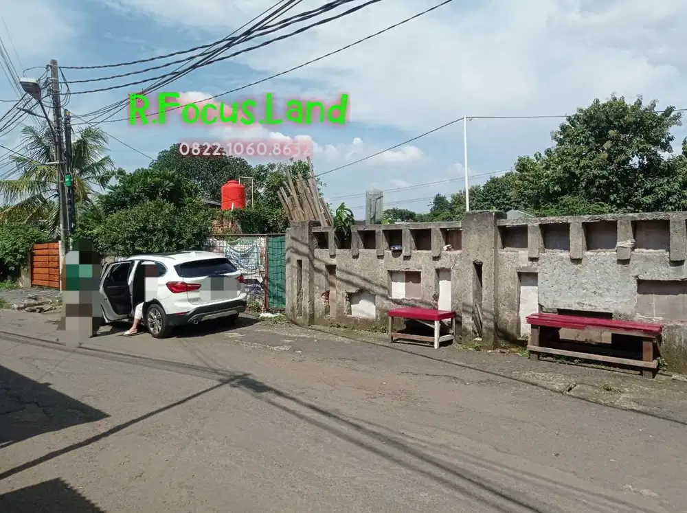 Tanah Kavling Komplek 2000m DEPLU Pondok Aren