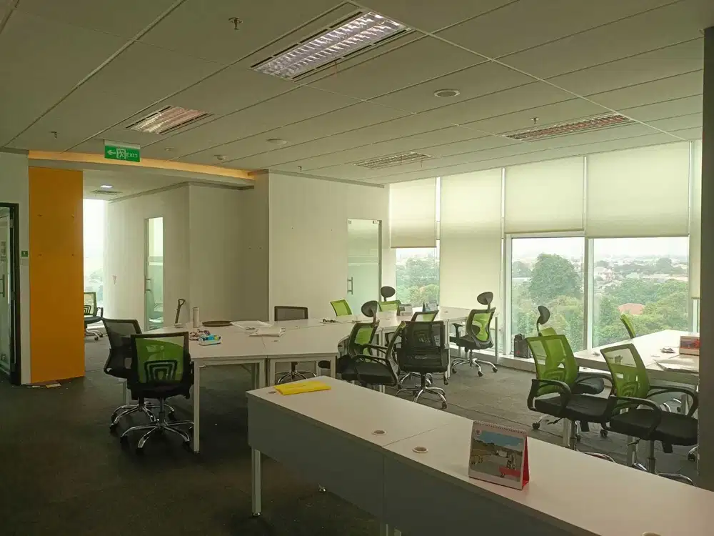 Sewa Kantor Siap Huni 588 m2 di 18 Office Park TB Simatupang, Hrg Nego