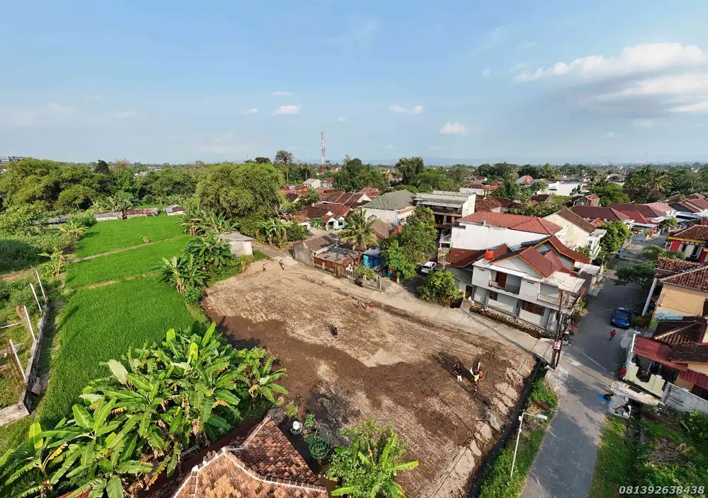 Dijual Tanah Untuk Villa Jogja View Gn. Merapi Timur Pasar Rejodani
