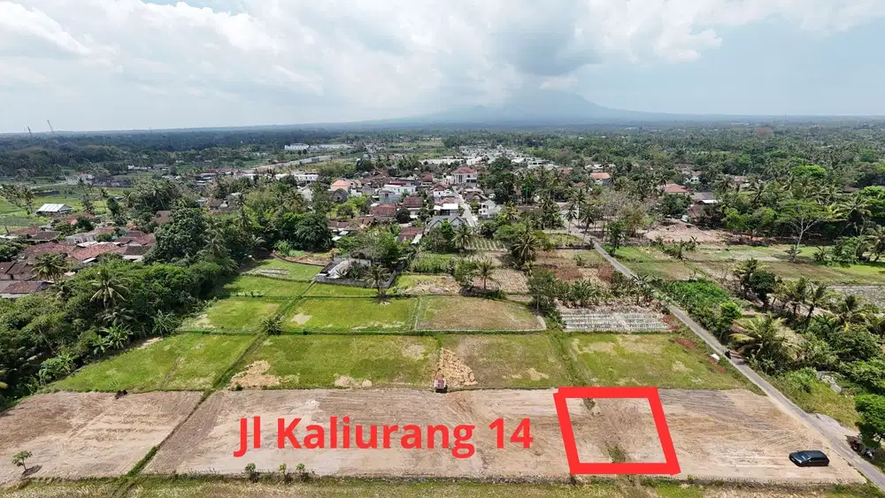 DEKAT UII DAN KOPI GARENG JOGJA: Tanah SHM Bagus Villa