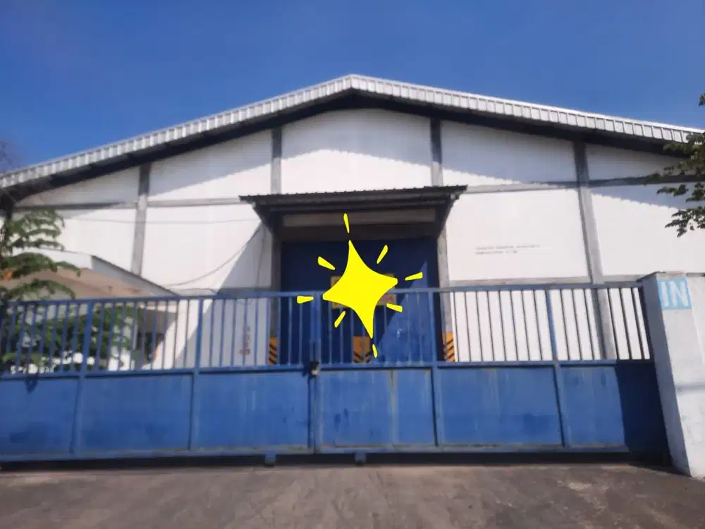 Disewakan Gudang Romokalisari Jalan Raya