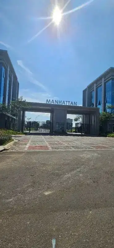 Dijual cepat kavling residence manhattan posisi bagus banget