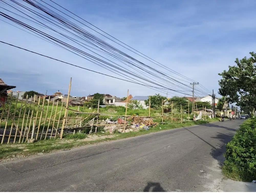 Tanah luas cemani cocok utk gudang atau usaha pinggir jl raya