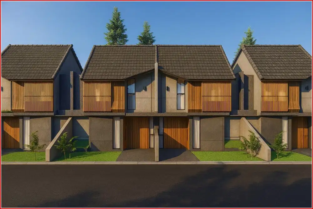 Jl Kaliurang km 10, Hunian Mewah 2 Lantai, Desain Modern Tropis