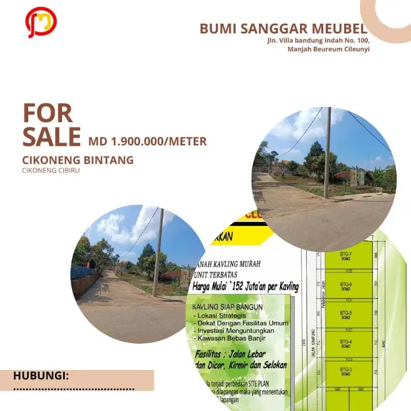 Kavling Siap Bangun di BSM Bintang Cibiru Wetan Dekat UIN Cibiru