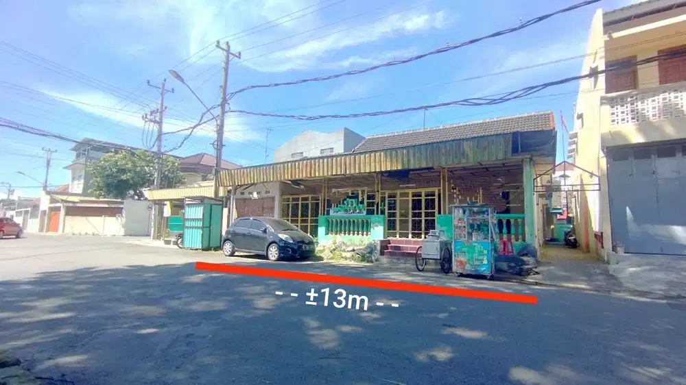 Tanah ada bangunan rumah strategis tengah kota solo surakarta