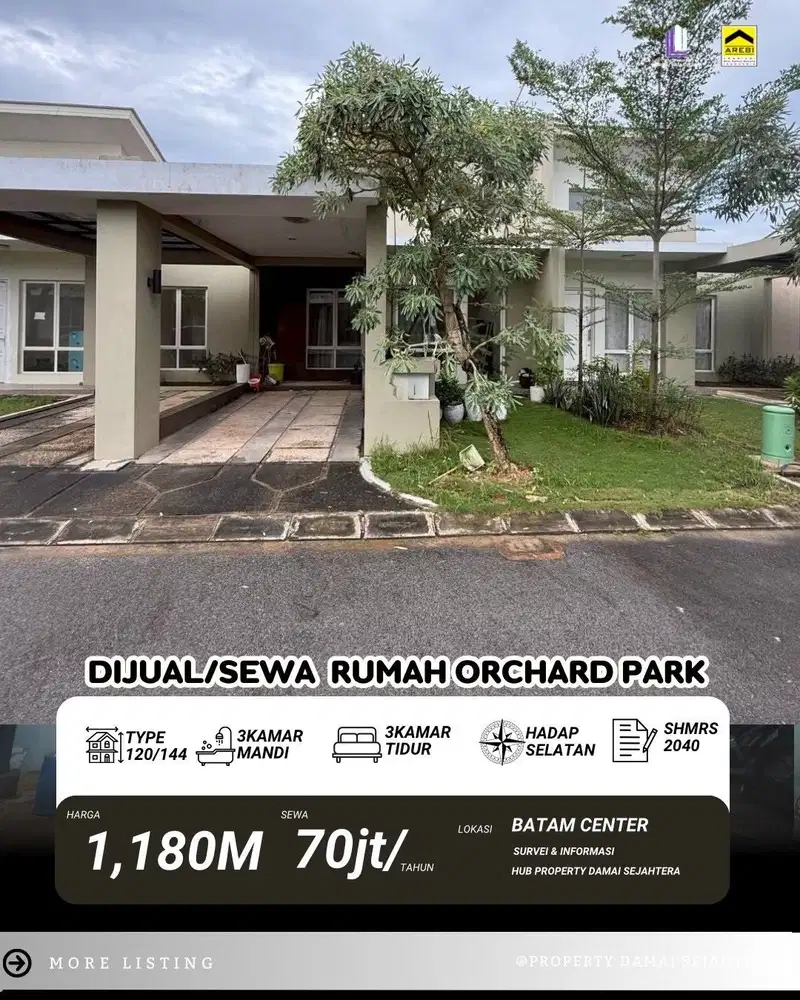 Jual or sewa siap huni orchard park agung podomoro full furnish