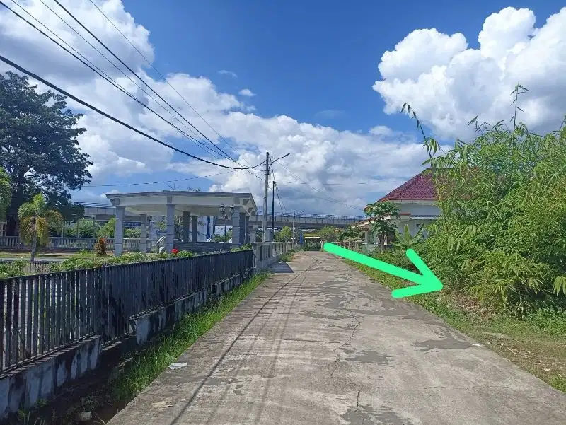 Dijual tanah deoan hotel Santika dekat Bandara SMB 2 Palembang