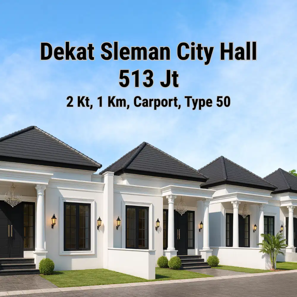 Dekat Pemda Sleman, Rumah Murah Jogja: Type Classic
