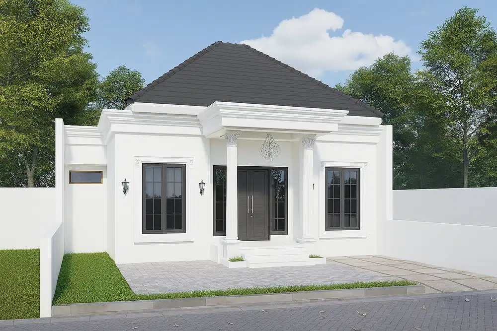 Dekat Kampus UNY Wates – Rumah Classic Modern Jogja Barat