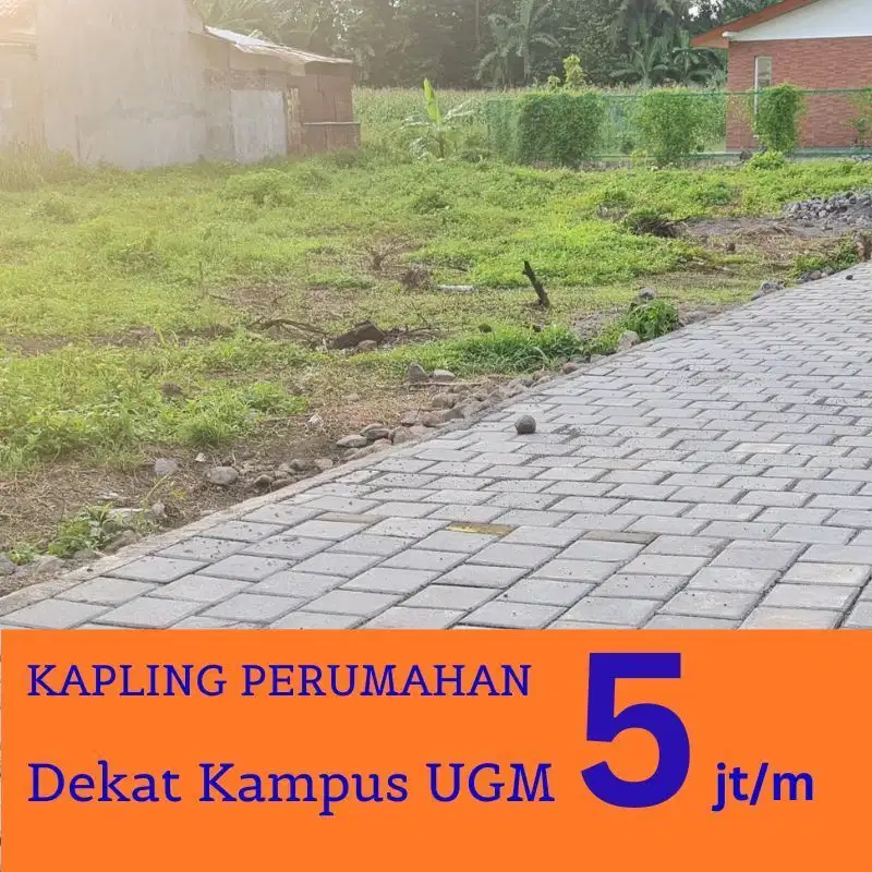 Kapling Perumahan Dekat Kampus UGM Bisa cicilan tanpa bunga