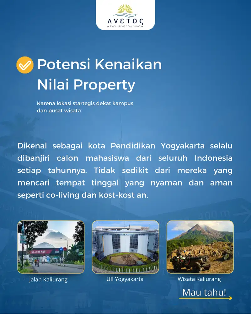 Rumah Kos Dijual Di Yogyakarta Dekat UII