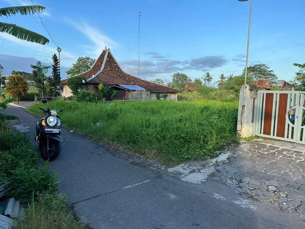 5 Menit ke Pasar Kolombo – Tanah Strategis Jogja Barat