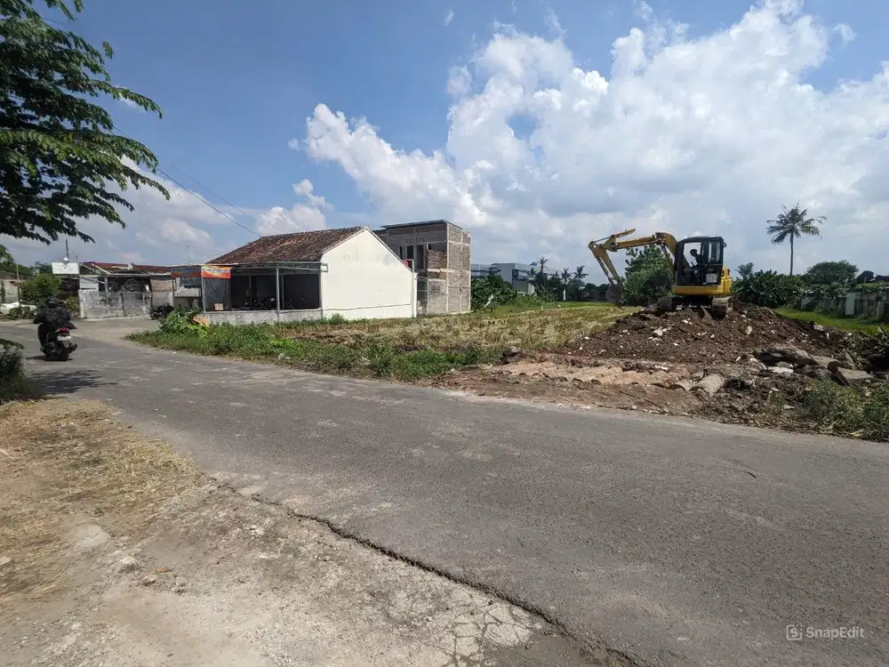 Tanah Premium Jogja Dalam Ringroad Akses jalan Besar SHM Di Banyuraden