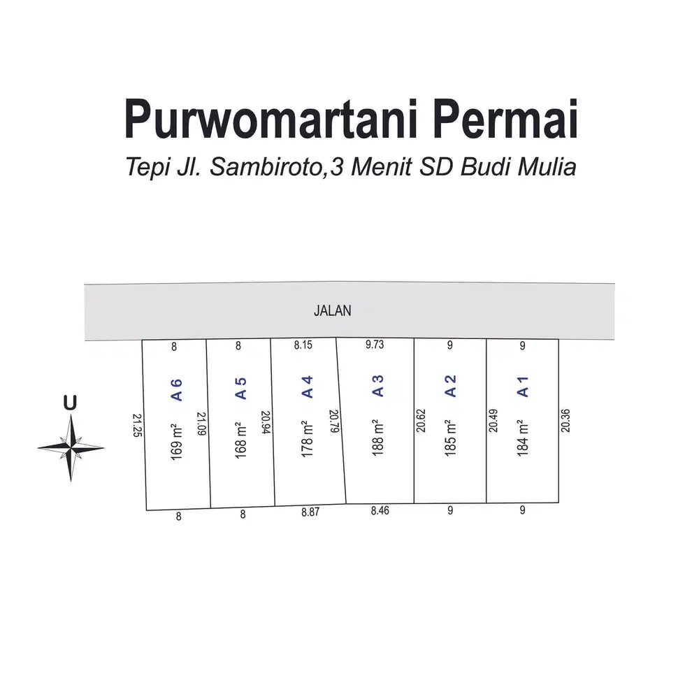 Tanah Dekat Kampus UKRIM Kalasan, SHM Ready