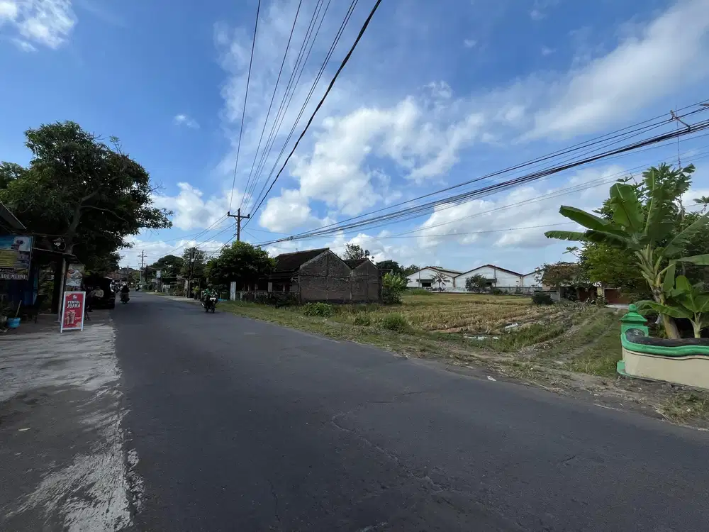 Dekat Bandara & Ring Road Timur Yogyakarta, Tanah Murah tepi Aspal