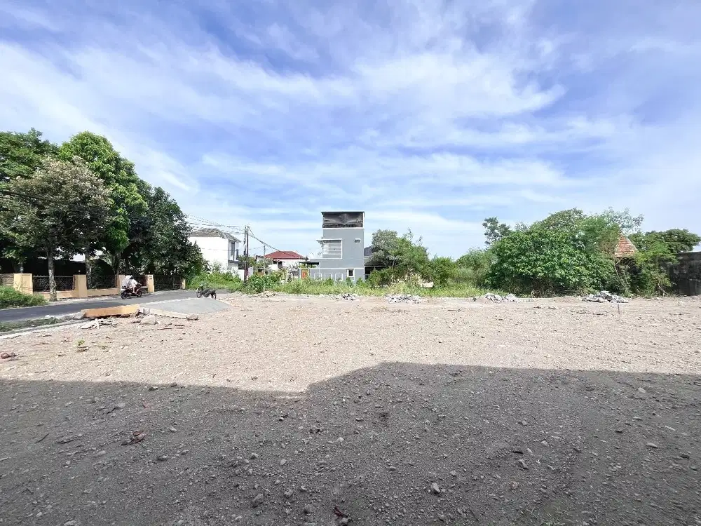 Tanah Tepi Jalan Aspal Sambiroto hanya 3jutaan