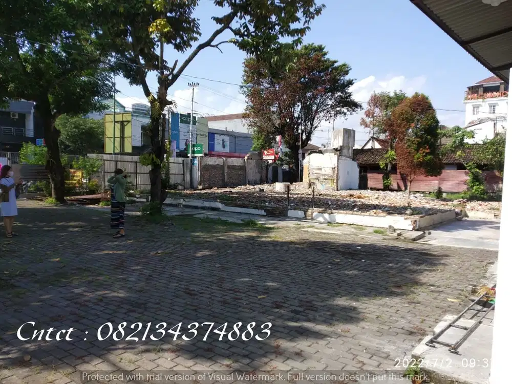 Tanah hook dijual ditengah kota Yogya, dekat Alun alun kidul, Lt 930