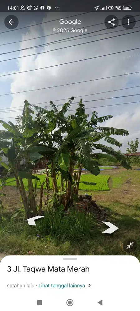 Dijual tanah pinggir jalan Taqwa Mata Merah Palembang