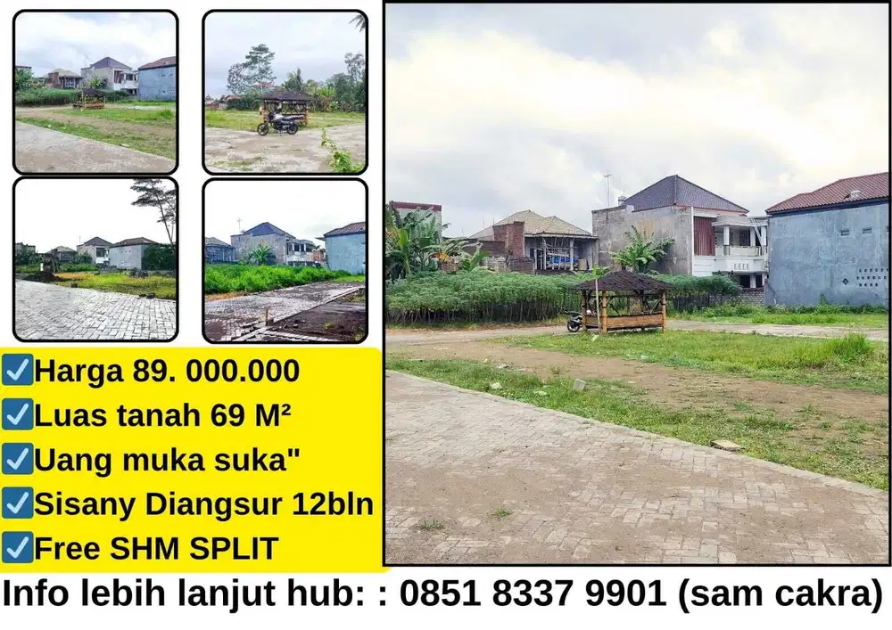 Tanah kavling lokasi padat penduduk