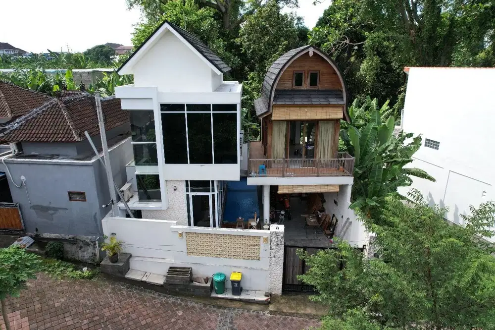 Dijual Villa Unik & Siap Huni di Dalung, Bali – 3 Kamar Tidur, Kolam R