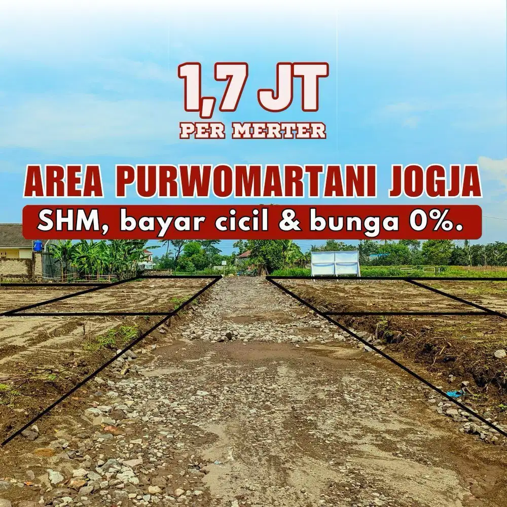 TANAH STRATEGIS JOGJA DEKAT DAWET PAK BARDI