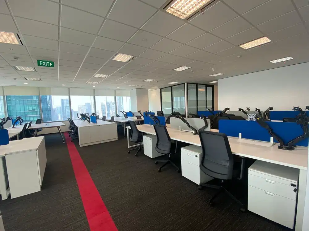 Sewa Kantor Full Furnish 300 m2 di World Trade Center (WTC) 3 Sudirman