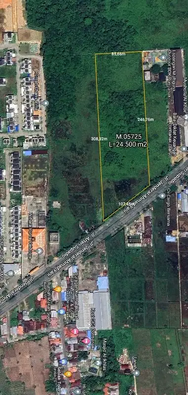 Tanah Jln. Ahmad Yani 2 L100xP245