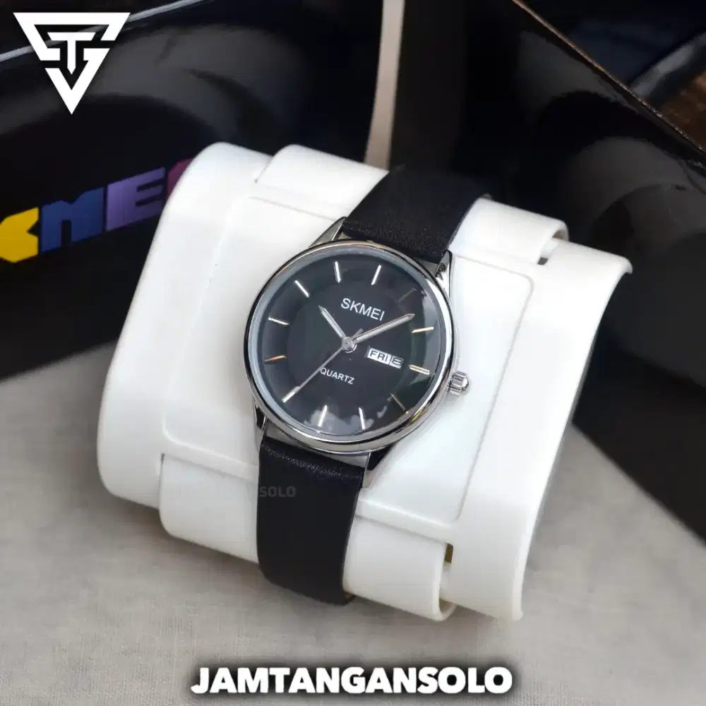 JAM TANGAN SKMEI ORIGINAL MINI DAYDATE LEATHER KULIT KALEP WANITA