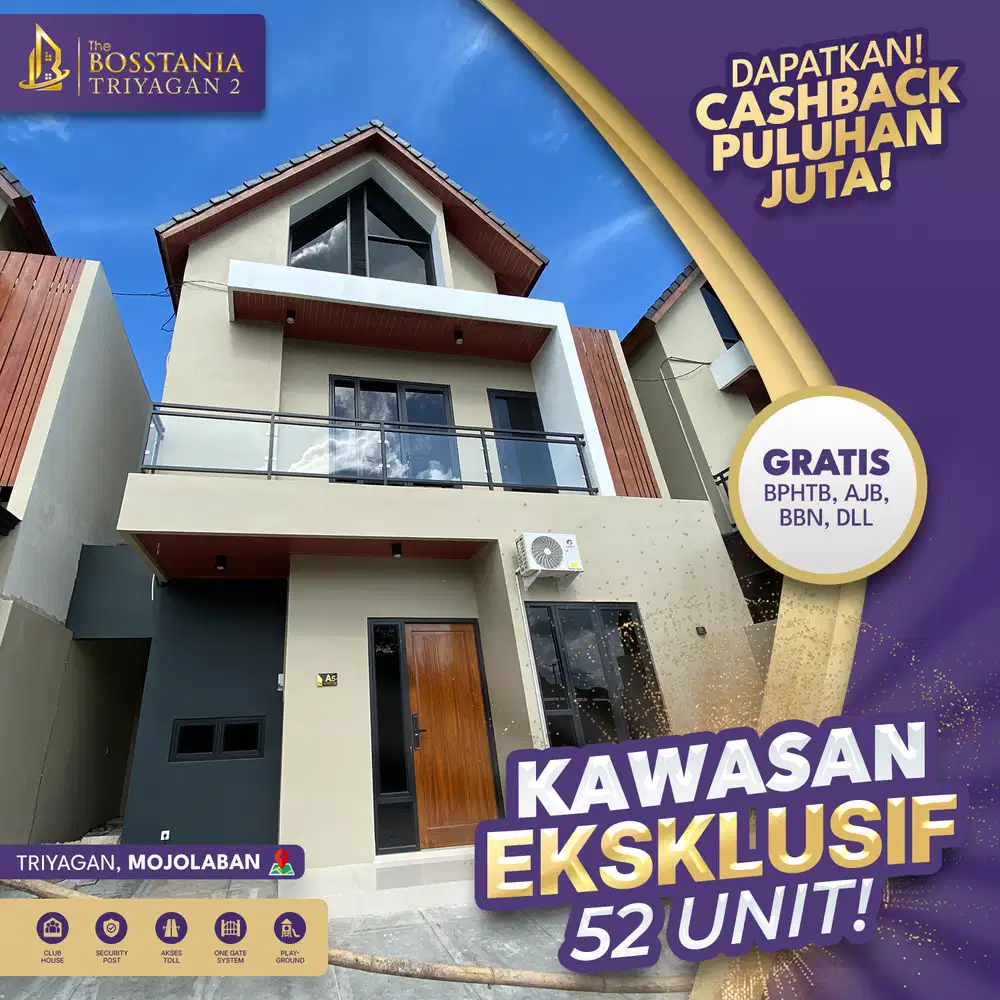 Hunian 1 dan 2 Lantai dengan Desain Elegan