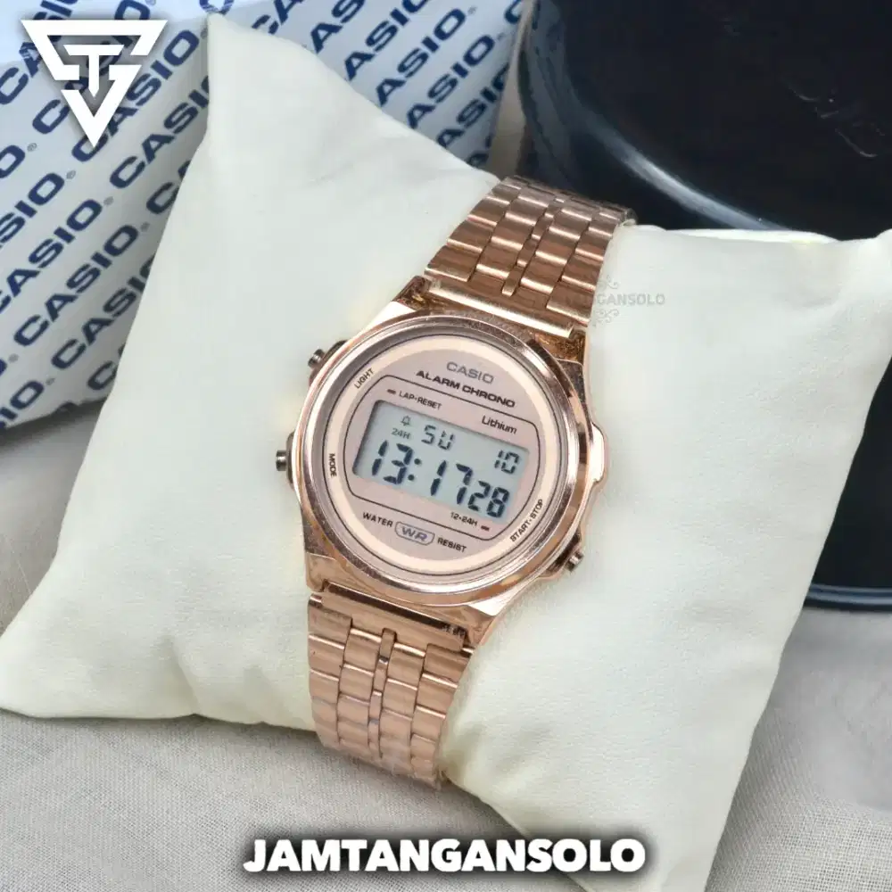 JAM TANGAN CASIO A171 PRIA WANITA DIGITAL ALARM STOPWATCH TANGGAL HARI
