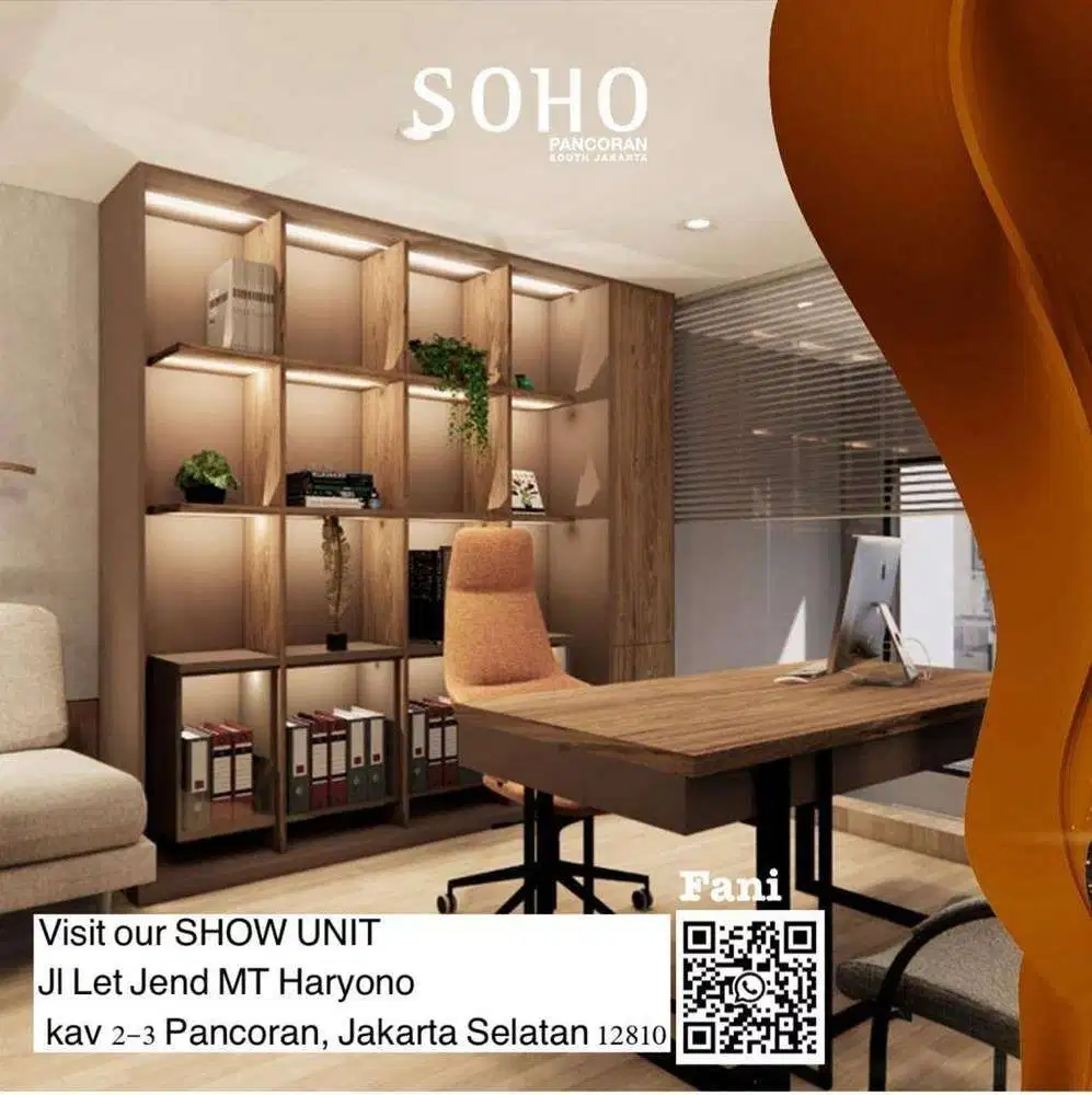 Office full furnised di SOHO Pancoran cicilan 20jt/bulan