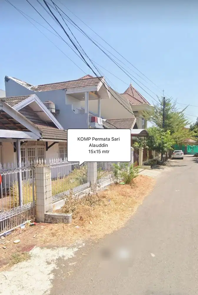 Rumah KOMP Permata Sari Alauddin dekat Pettarani 15x15 mtr