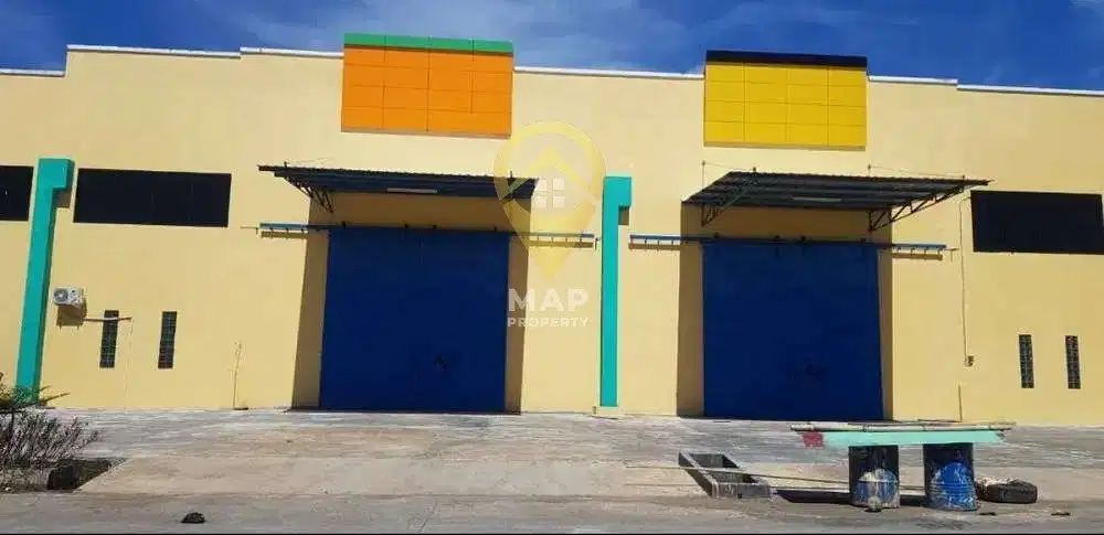 gudang baru kawasan pergudangan cluster green park siap pakai