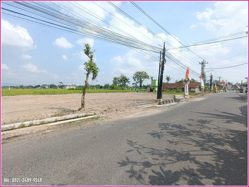 Kapling Ruko Purwomartani, SHM Mangku Jalan Aspal Sambiroto