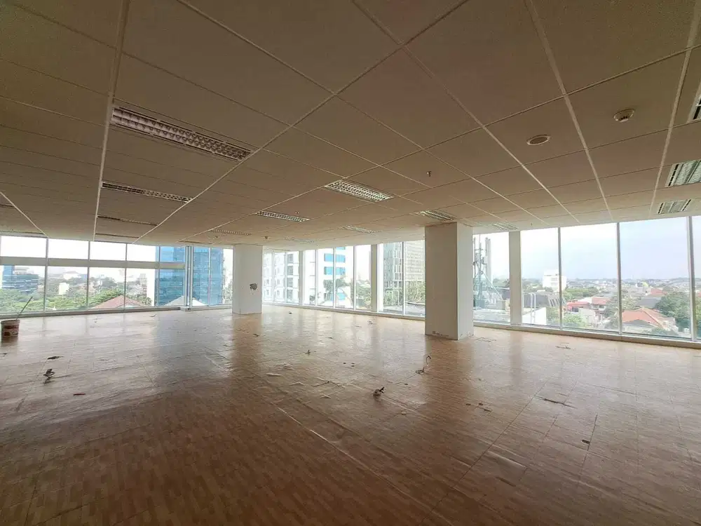 Sewa Kantor Kondisi Bare 249 m2 di 18 Office Park Simatupang, Hrg Nego