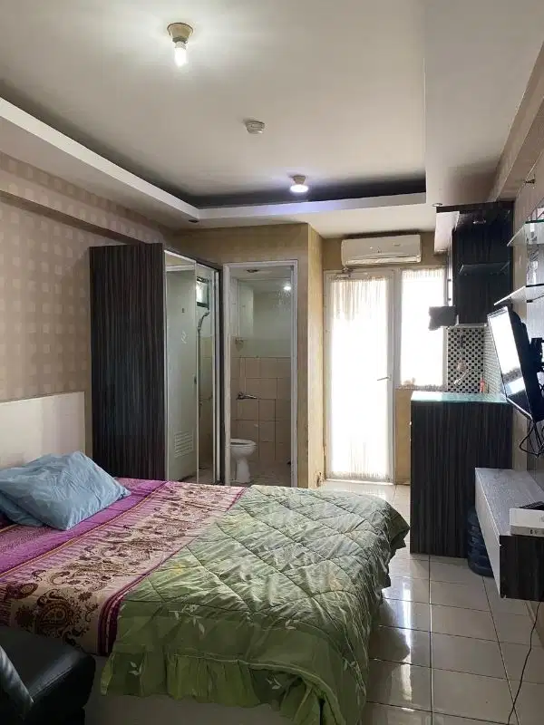 Studio Full Furnish Tower Fagio Siap Huni Apartemen Green Pramuka