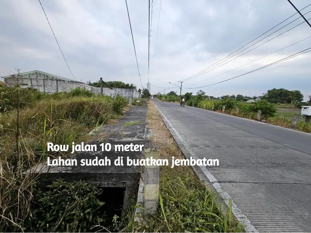 Lahan plot gudang dan perumahan benjeng gresik